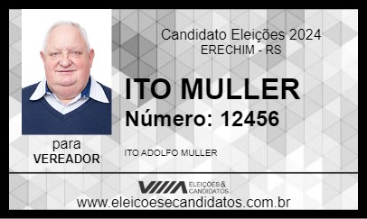 Candidato ITO MULLER 2024 - ERECHIM - Eleições