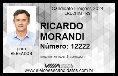 Candidato RICARDO MORANDI 2024 - ERECHIM - Eleições