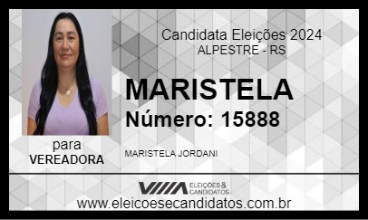 Candidato MARISTELA 2024 - ALPESTRE - Eleições