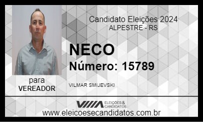 Candidato NECO 2024 - ALPESTRE - Eleições