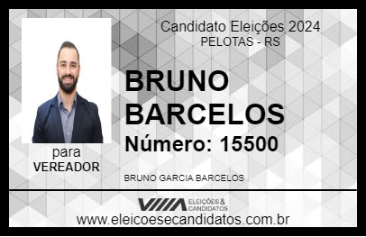 Candidato BRUNO BARCELOS 2024 - PELOTAS - Eleições