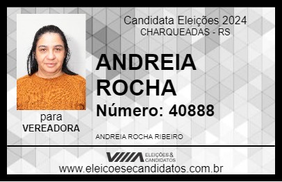 Candidato ANDREIA ROCHA  2024 - CHARQUEADAS - Eleições