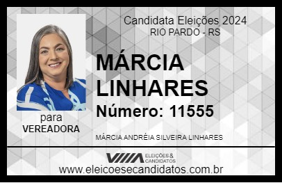 Candidato MÁRCIA LINHARES 2024 - RIO PARDO - Eleições