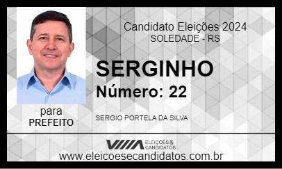 Candidato SERGINHO 2024 - SOLEDADE - Eleições