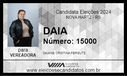 Candidato DAIA 2024 - NOVA HARTZ - Eleições