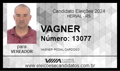 Candidato VAGNER 2024 - HERVAL - Eleições