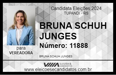 Candidato BRUNA SCHUH JUNGES 2024 - TUPANDI - Eleições