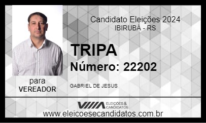 Candidato TRIPA 2024 - IBIRUBÁ - Eleições