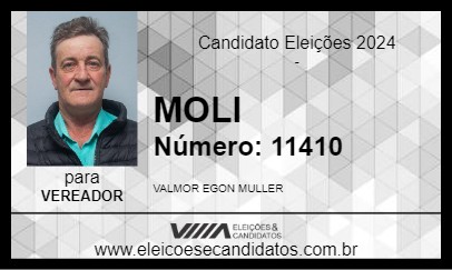 Candidato MOLI 2024 - GRAMADO XAVIER - Eleições