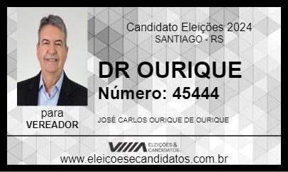 Candidato DR OURIQUE 2024 - SANTIAGO - Eleições