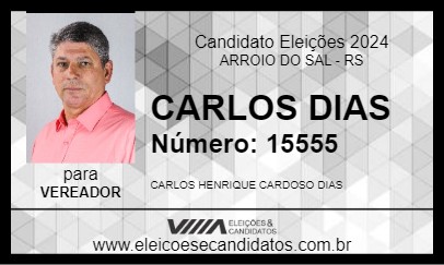 Candidato CARLOS DIAS 2024 - ARROIO DO SAL - Eleições