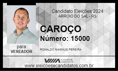 Candidato CAROÇO 2024 - ARROIO DO SAL - Eleições