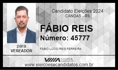 Candidato FÁBIO REIS 2024 - CANOAS - Eleições