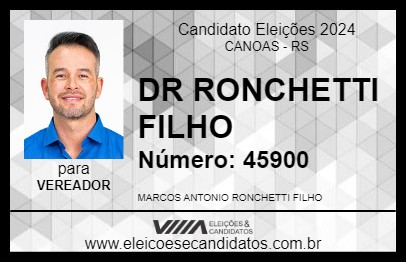 Candidato DR RONCHETTI FILHO 2024 - CANOAS - Eleições