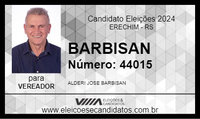 Candidato BARBISAN 2024 - ERECHIM - Eleições