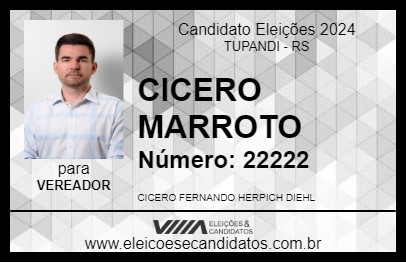 Candidato CICERO MARROTO 2024 - TUPANDI - Eleições