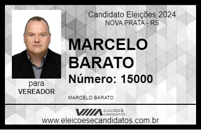 Candidato MARCELO BARATO 2024 - NOVA PRATA - Eleições