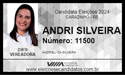 Candidato ANDRI SILVEIRA 2024 - CARAZINHO - Eleições