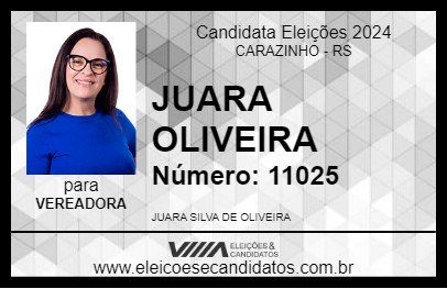 Candidato JUARA OLIVEIRA 2024 - CARAZINHO - Eleições