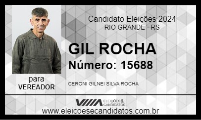 Candidato GIL ROCHA 2024 - RIO GRANDE - Eleições