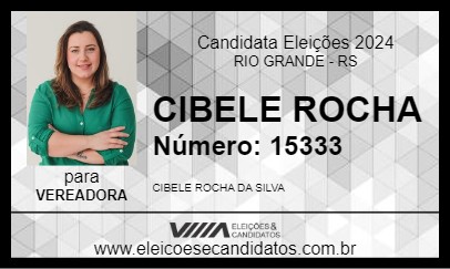 Candidato CIBELE ROCHA 2024 - RIO GRANDE - Eleições