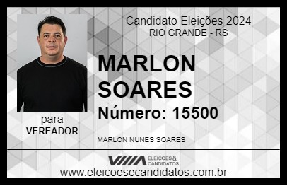 Candidato MARLON SOARES 2024 - RIO GRANDE - Eleições