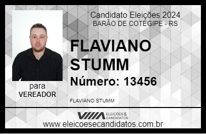 Candidato FLAVIANO STUMM 2024 - BARÃO DE COTEGIPE - Eleições