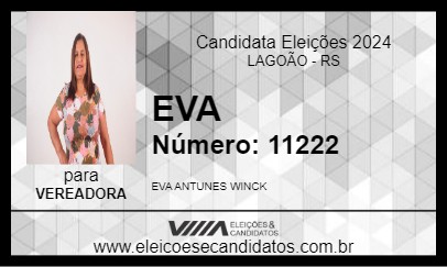 Candidato EVA 2024 - LAGOÃO - Eleições