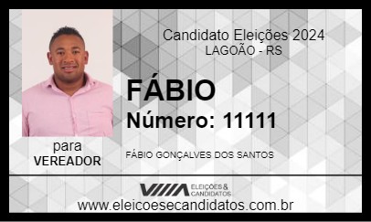 Candidato FÁBIO 2024 - LAGOÃO - Eleições