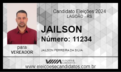 Candidato JAILSON 2024 - LAGOÃO - Eleições