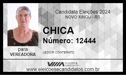 Candidato CHICA 2024 - NOVO XINGU - Eleições