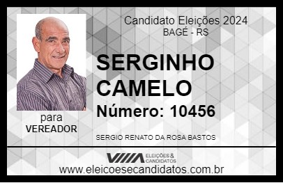 Candidato SERGINHO CAMELO 2024 - BAGÉ - Eleições