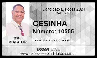 Candidato CESINHA 2024 - BAGÉ - Eleições