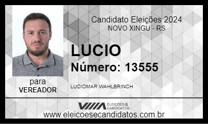 Candidato LUCIO 2024 - NOVO XINGU - Eleições