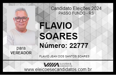 Candidato FLAVIO SOARES 2024 - PASSO FUNDO - Eleições