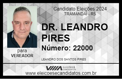 Candidato DR. LEANDRO PIRES 2024 - TRAMANDAÍ - Eleições