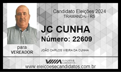 Candidato JC CUNHA 2024 - TRAMANDAÍ - Eleições