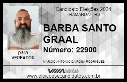 Candidato BARBA SANTO GRAAL 2024 - TRAMANDAÍ - Eleições