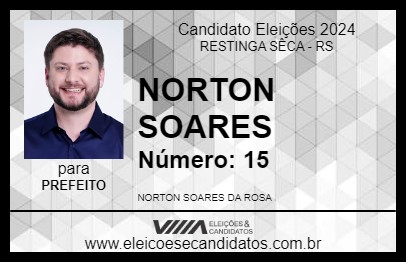 Candidato NORTON SOARES 2024 - RESTINGA SÊCA - Eleições