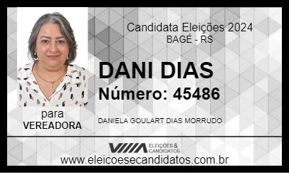 Candidato DANI DIAS 2024 - BAGÉ - Eleições