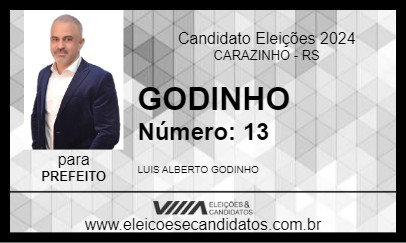 Candidato GODINHO 2024 - CARAZINHO - Eleições