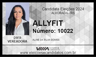 Candidato ALLYFIT 2024 - ALVORADA - Eleições