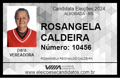 Candidato ROSANGELA CALDEIRA 2024 - ALVORADA - Eleições