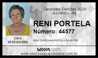 Candidato RENI PORTELA 2024 - ALVORADA - Eleições