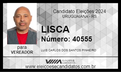 Candidato LISCA 2024 - URUGUAIANA - Eleições