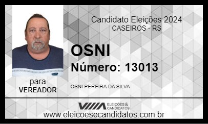 Candidato OSNI 2024 - CASEIROS - Eleições