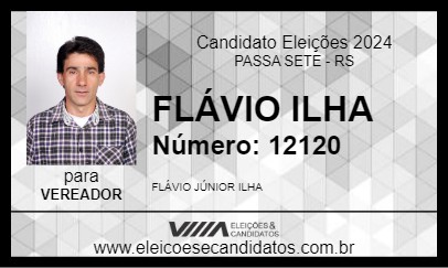 Candidato FLÁVIO ILHA 2024 - PASSA SETE - Eleições