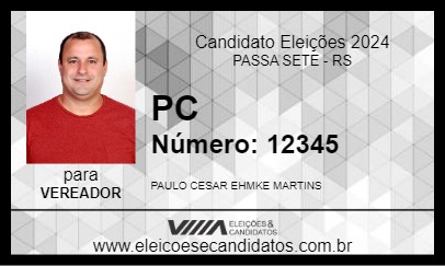 Candidato PC 2024 - PASSA SETE - Eleições