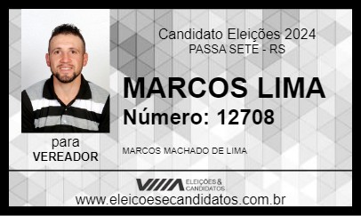 Candidato MARCOS LIMA 2024 - PASSA SETE - Eleições