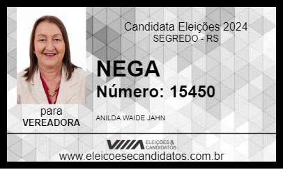 Candidato NEGA 2024 - SEGREDO - Eleições